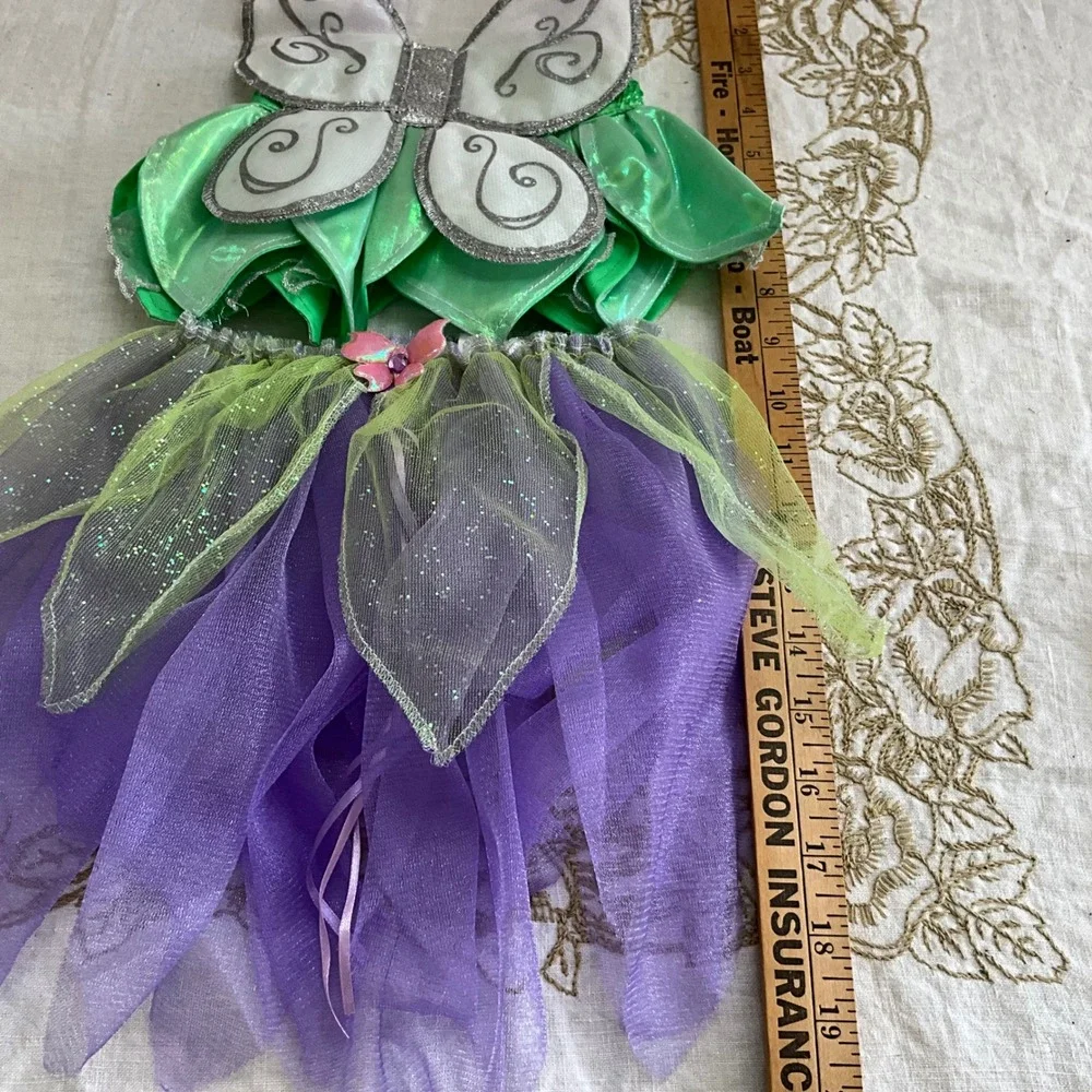 Build A Bear Tinkerbell Fairy Outfit Clothes Skirt Butterfly Top